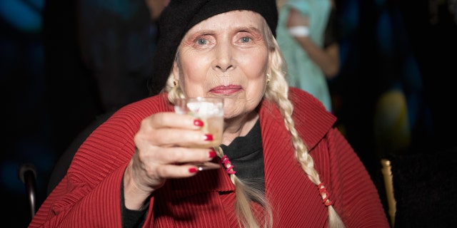 Joni Mitchell said she still struggles to walk five years after sustaining a brain aneurysm. (Photo by Arun Nevader/Getty Images for Art Hearts Fashion )
