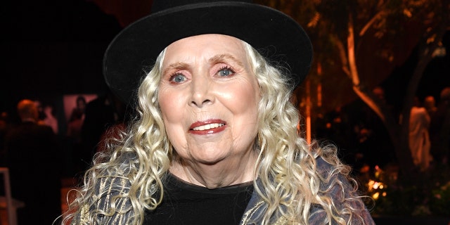 Joni Mitchell's album 'Blue' was released 50 years ago on June 22, 1971. (Photo by Kevin Mazur / VF20 / WireImage)