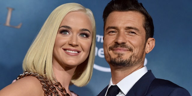 Katy Perry and Orlando Bloom made up a song encouraging fans to vote in-person. (Axelle / Bauer-Griffin / FilmMagic)
