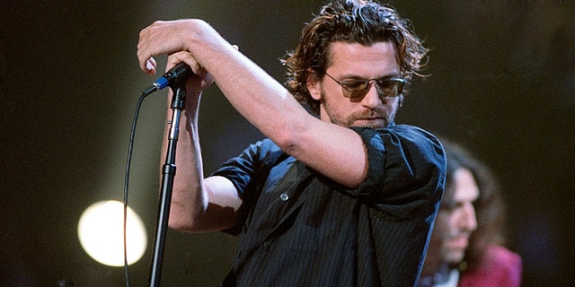 INXS singer/songwriter Michael Hutchence died by suicide in 1997. He was 37. (Photo By Rick Diamond/Getty Images)