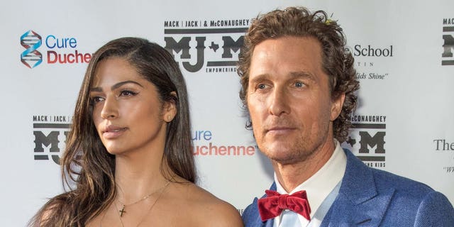 Camila Alves (left) and Matthew McConaughey (right). (Photo by Rick Kern/WireImage)