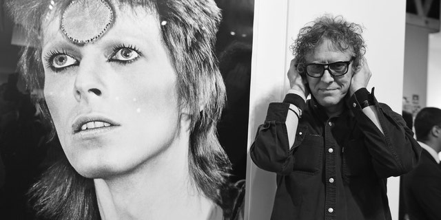 Photographer Mick Rock attends the TASCHEN Gallery opening reception for 