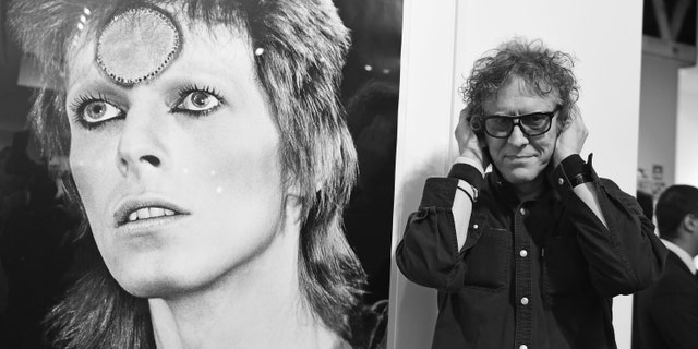 Photographer Mick Rock attends TASCHEN Gallery's opening reception for "Mick Rock: Shooting For Stardust - The Rise Of David Bowie & Co." at the TASCHEN Gallery on September 9, 2015 in Los Angeles, California.