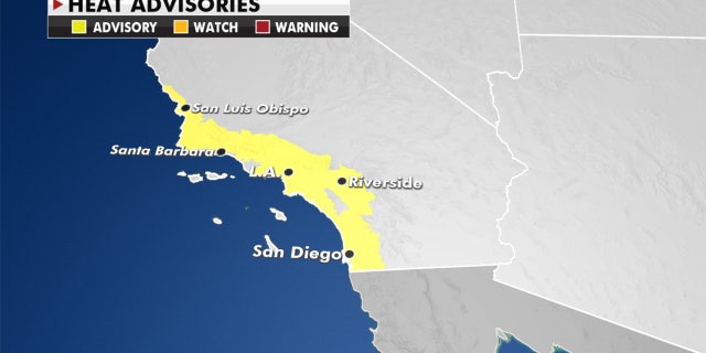 Heat advisories have been issued in Southern California for Monday, Oct. 12, 2020.