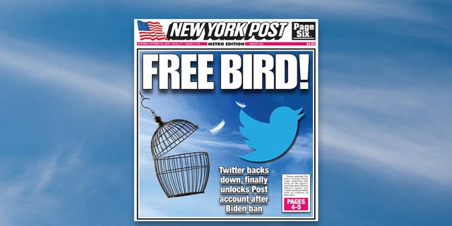 Twitter unlocks the New York Post Twitter account.