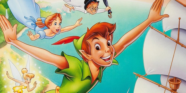 Cover art from the 1953 animated film "Peter Pan"