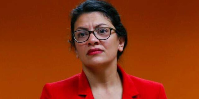 U.S. Representative Rashida Tlaib, D-Mich., Listens to a voter in Wixom, Michigan, Thursday, August 15, 2019 (AP Photo / Paul Sancya)