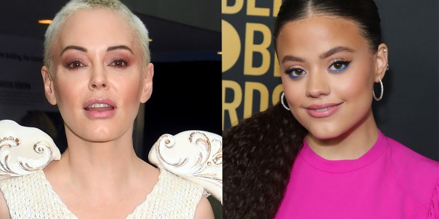 Rose McGowan clapped back at "Charmed" reboot star Sarah Jeffery.