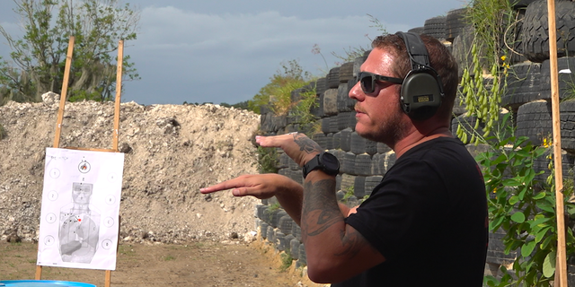 Jeremy Liggett teaches firearm safety and training in Florida. An Army veteran and former law enforcement officer, he will be casting his first vote this November (Robert Sherman, Fox News).