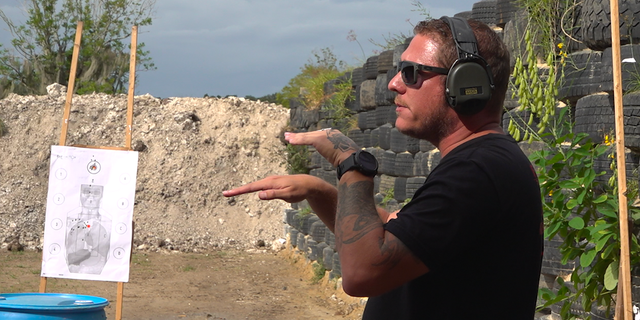 Jeremy Liggett teaches firearm safety and training in Florida. An Army veteran and former law enforcement officer, he will be casting his first vote this November (Robert Sherman, Fox News).