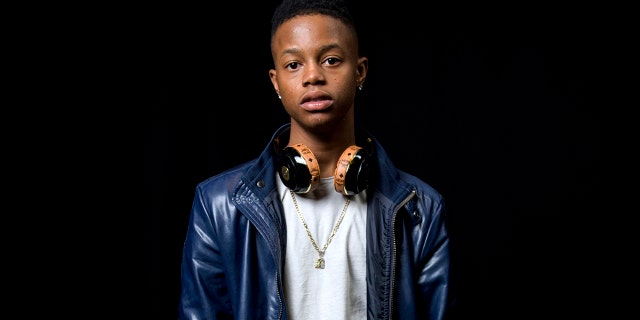 Rapper Silento poses for a portrait in New York on July 21, 2015. (Photo by Drew Gurian / Invision / AP, File)