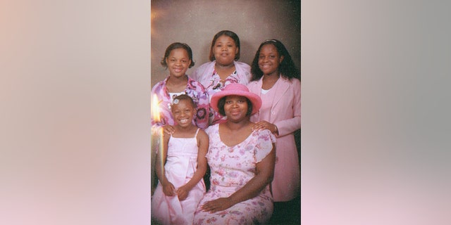 Corrinna Martin and her family during happier times.