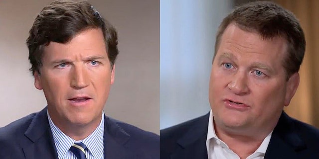 Fox News' Tucker Carlson interviews Hunter Biden's former business associate Tony Bobulinski (Fox News)