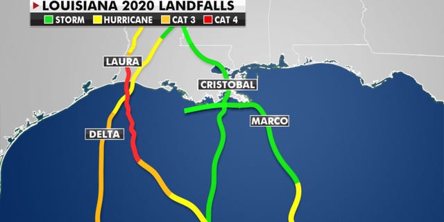 Zeta will be the fifth storm to make landfall in Louisiana this season.