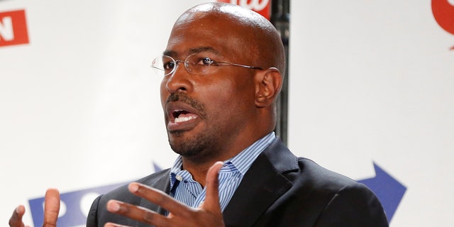 Political commentator Van Jones speaks during the "Politicon" convention in Pasadena, California, U.S. June 25, 2016.  