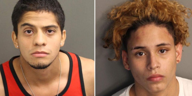 Mugshots for Victor Senatore, 24, and GianPiero Gasparin, 17.