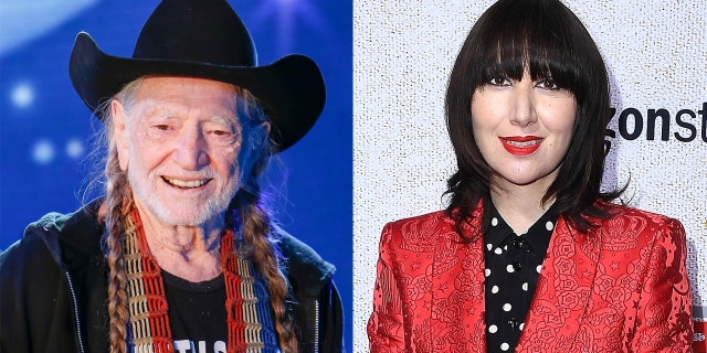 Willie Nelson (left) and Karen O (right) have released a cover of Queen and Dabid Bowie's 'Under Pressure.'