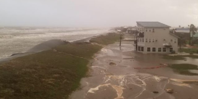 Hurricane Zeta caused three "major breaches" to a levee on Grand Isle, Jefferson Parish officials said.