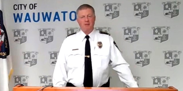 Wauwatosa, Wis. Police Chief Barry Weber discusses the decision by Milwaukee County District Attorney John Chisholm’s decision to not charge police officer Joseph Mensah in the February shooting death of 17-year-old Alvin Cole outside of a local mall on Friday, Oct. 9, 2020.