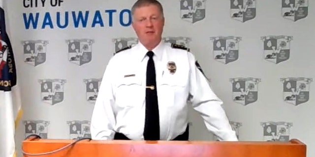 Wauwatosa, Wis. Police Chief Barry Weber discusses the decision by Milwaukee County District Attorney John Chisholm’s decision to not charge police officer Joseph Mensah in the February shooting death of 17-year-old Alvin Cole outside of a local mall on Friday, Oct. 9, 2020.
