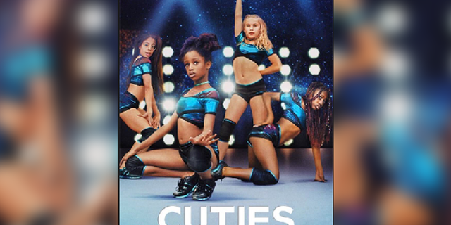 A promotional poster for 'Cuties' that received a firestorm of criticism.