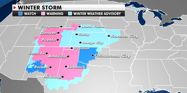 Winter storm watches, warnings, and advisories from the early-season winter storm.