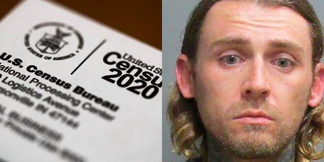Michael Cooper, 32, was charged with aggravated assault with a deadly weapon without intent to kill after allegedly pointing his AK-47 rifle at a U.S. Census worker and firing a warning shot as the federal employee retreated. (Flager County Sheriff's Office)