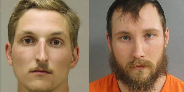 Daniel Harris (left) and Joseph Morrison (right) both are Marine veterans and have been charged in connection to an alleged plot to kidnap Michigan Gov. Gretchen Whitmer. 