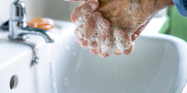 Health experts recommend washing hands for 20 seconds or more to ensure clean hands.