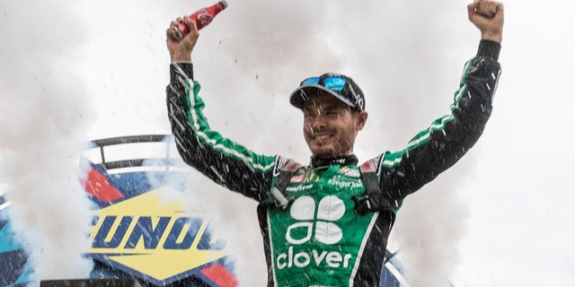 Larson has won six races in the NASCAR Cup Series, his last coming at the 2019 Drydene 400 at Dover International Speedway in Oct. 2019.