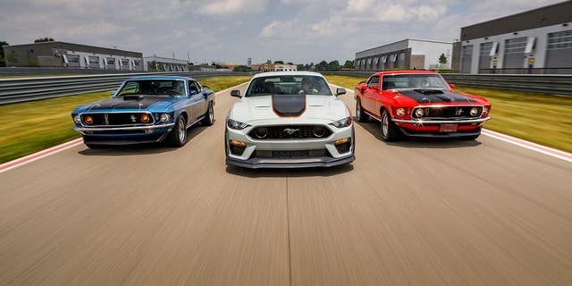 The Mach 1 name first appeared on the Mustang in 1969.