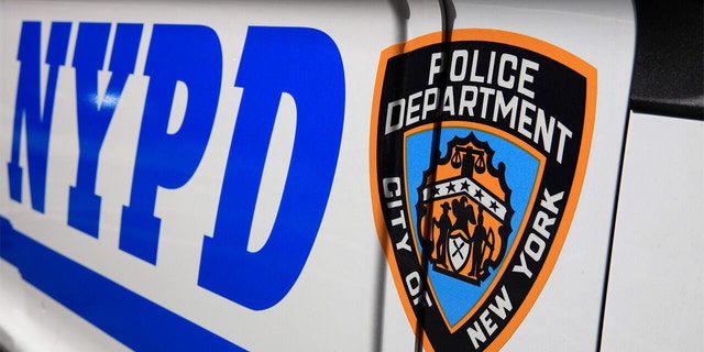 Signage for the New York City Police Department.