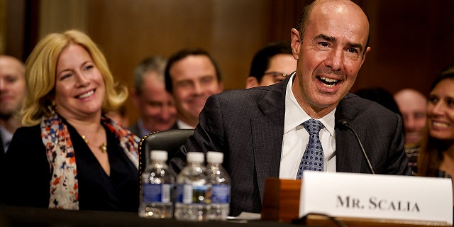 September 2019: Eugene Scalia, U.S. secretary of labor nominee for U.S. President Donald Trump, speaks during a Senate Health, Education, Labor and Pensions Committee confirmation hearing in Washington, D.C. Photographer: Melissa Lyttle/Bloomberg via Getty Images