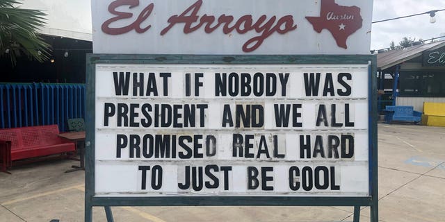 "What if nobody was president and we all promised real hard to just be cool [?]" another wondered.