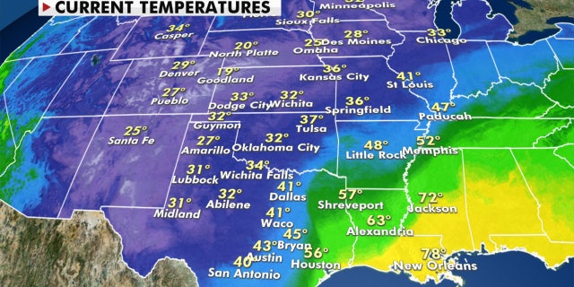 Bitter cold temperatures have been record across the area.