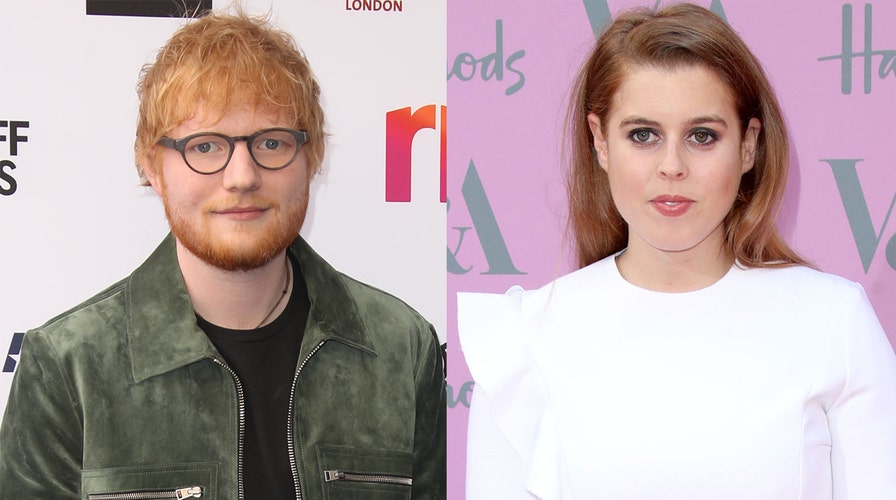 Ed Sheeran s face was cut by Princess Beatrice with a sword