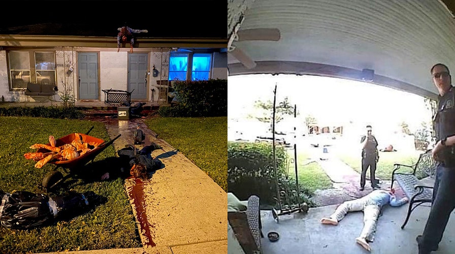Texas man\'s gory Halloween decorations have police constantly ...