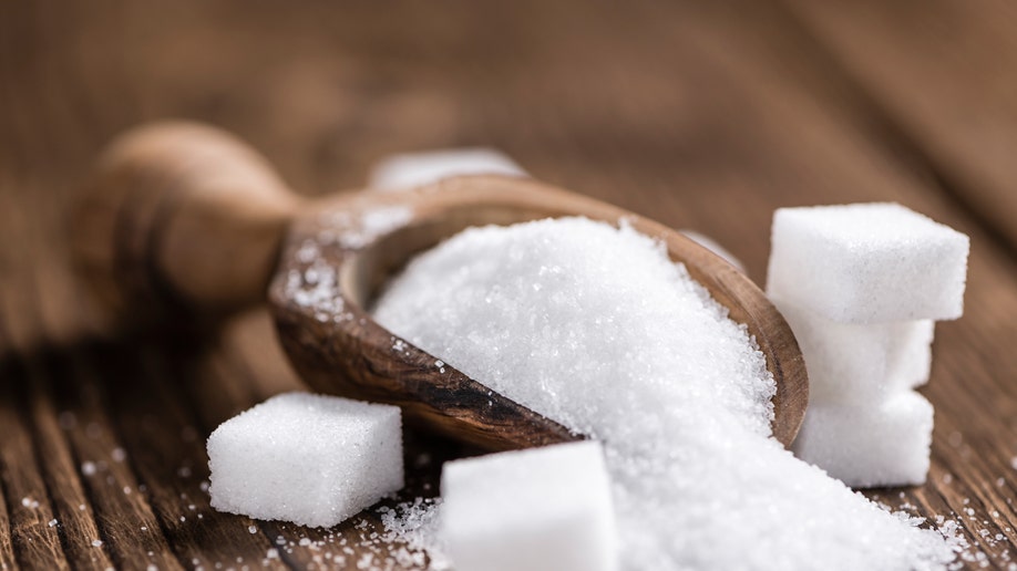 Picture of white sugar