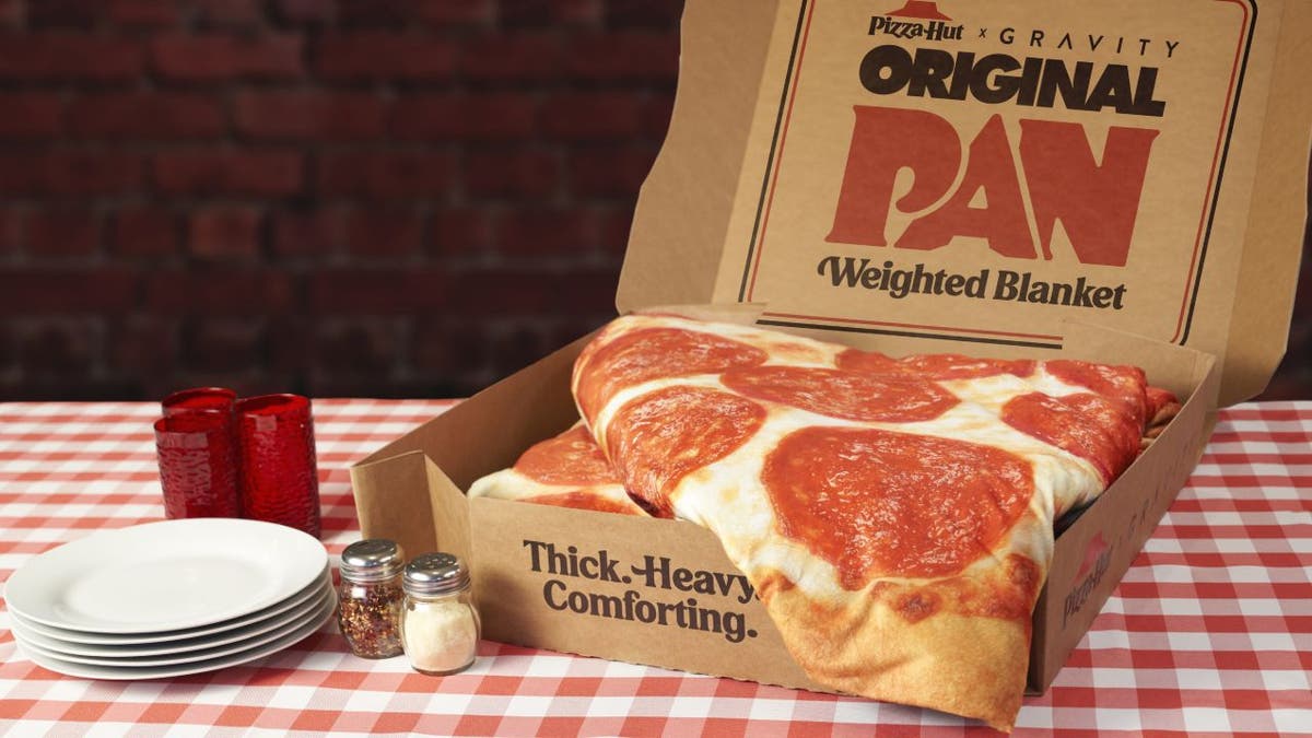 A $150 Pizza Hut blanket sold out in just hours on Wednesday. (Pizza Hut)