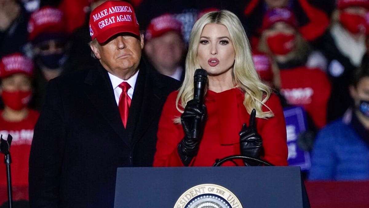 Ivanka Trump in 2020 with Donald Trump