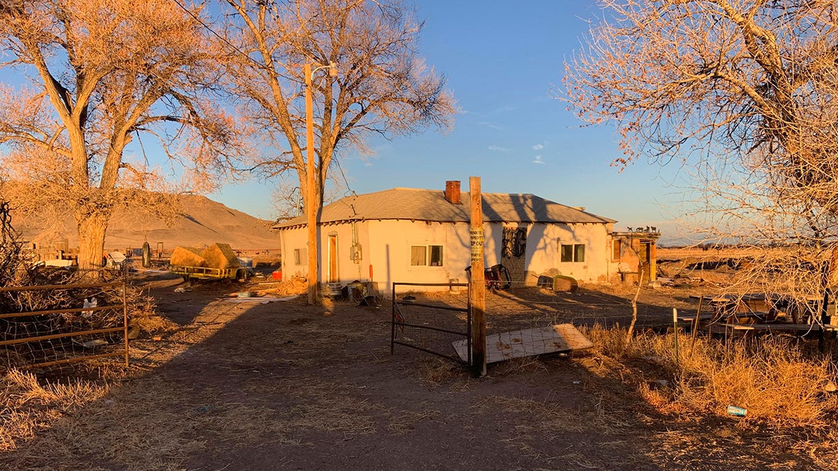 This photo released by the Colorado Bureau of Investigation shows one of two properties where skeletal remains were found, about 20 miles south-southeast of Alamosa, Colo., on Wednesday, Nov. 18, 2020. (Colorado Bureau of Investigation via AP)