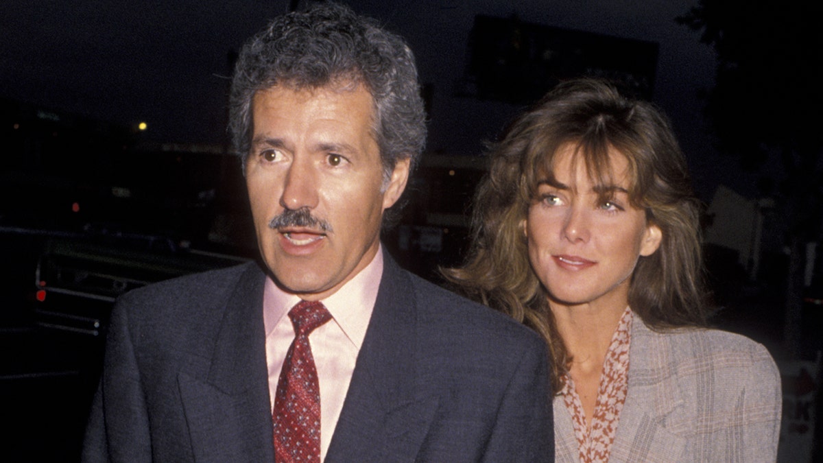 Alex Trebek and wife Jean in 1990. (Photo by Ron Galella, Ltd./Ron Galella Collection via Getty Images)