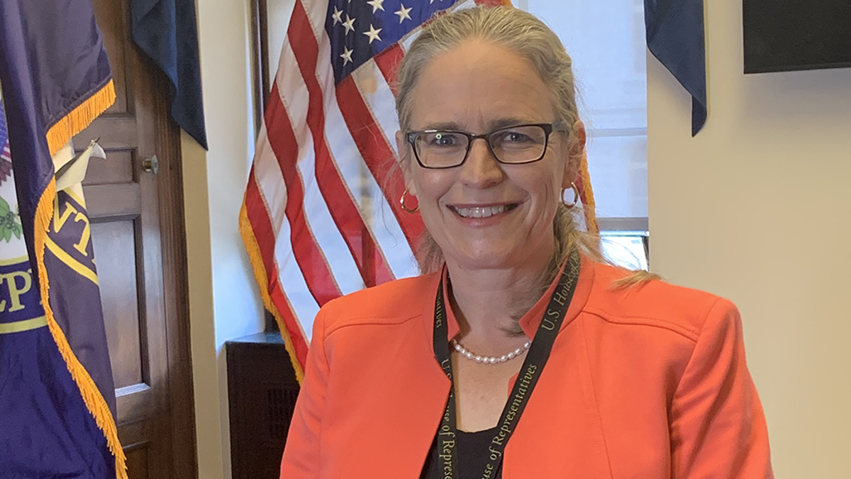 Rep.-elect Carolyn Bourdeaux, D-Ga., arrives in Washington, D.C., in November 2020 for new member orientation. (Marisa Schultz/Fox News)