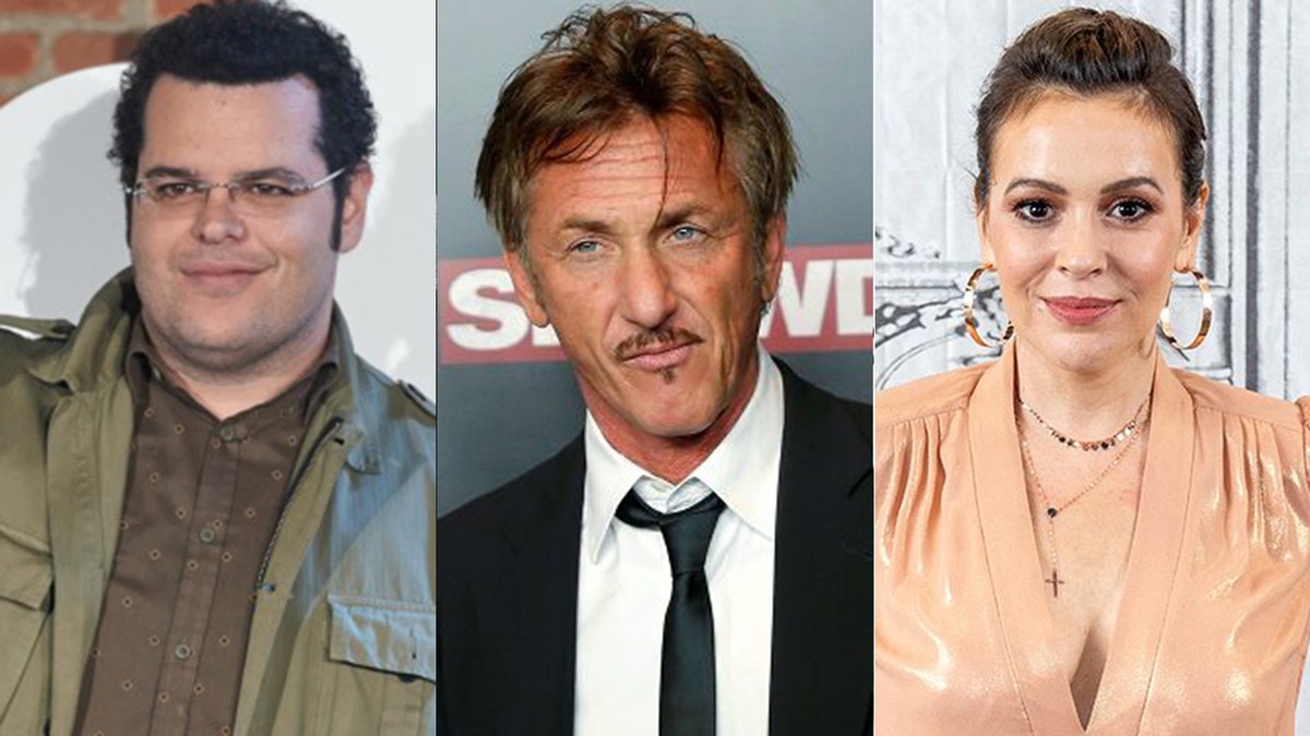 Josh Gad, Sean Penn and Alyssa Milano are holding out hope that Joe Biden will take the 2020 election.