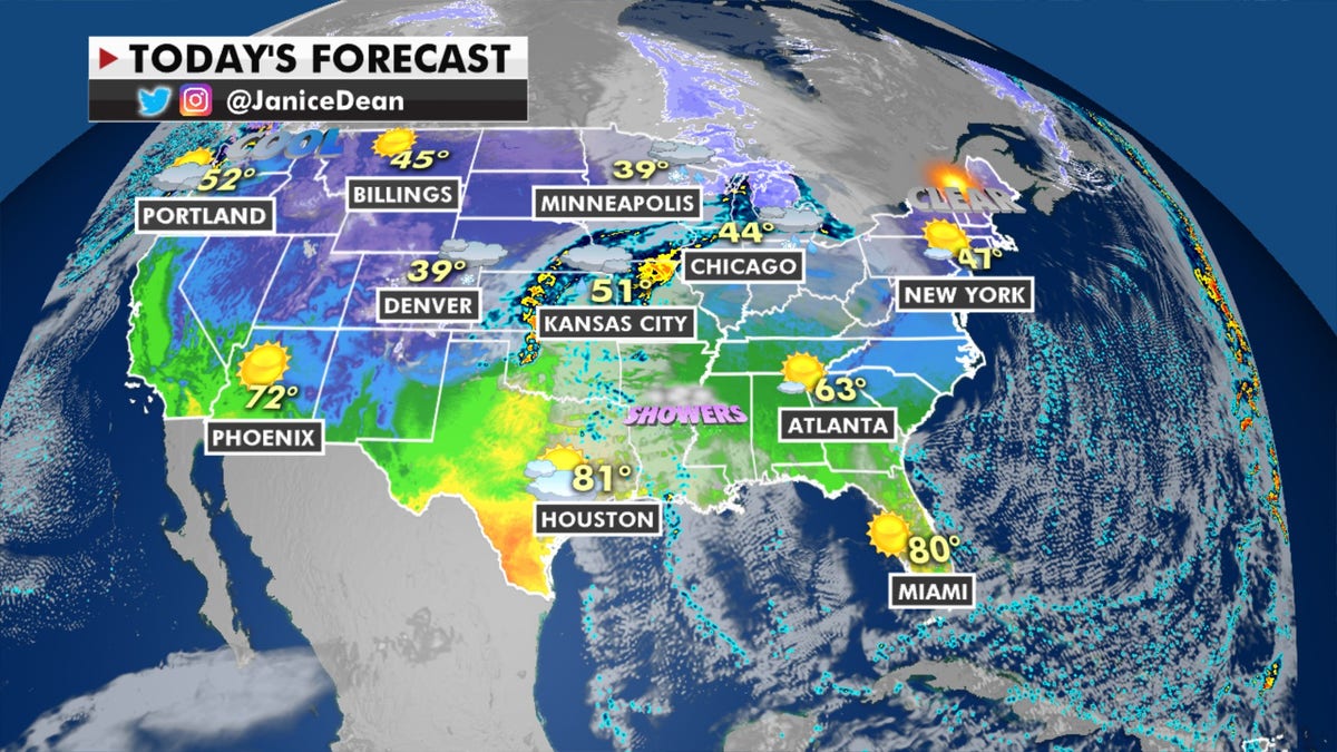 Forecast for Nov 23, 20. (Fox News)