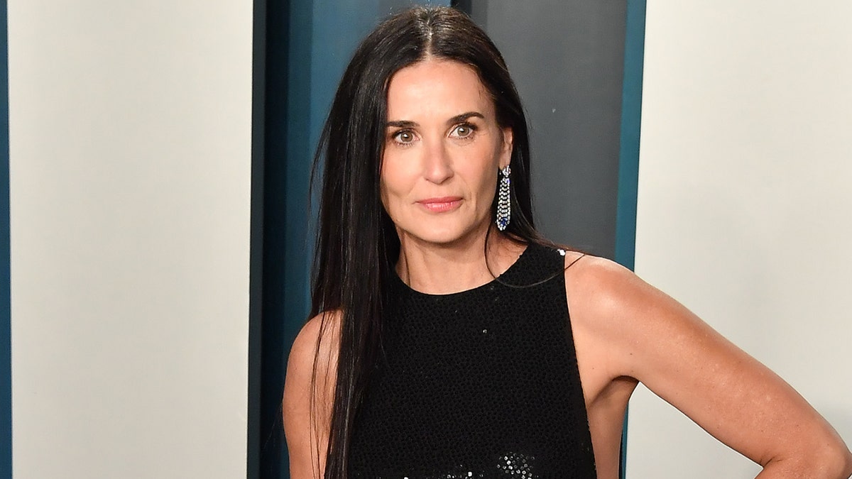 Demi Moore announced that she'd voted on social media. (Getty Images)