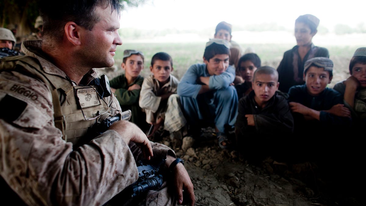 FILE -- The author in the district of Nawa in Helmand province, Afghanistan.