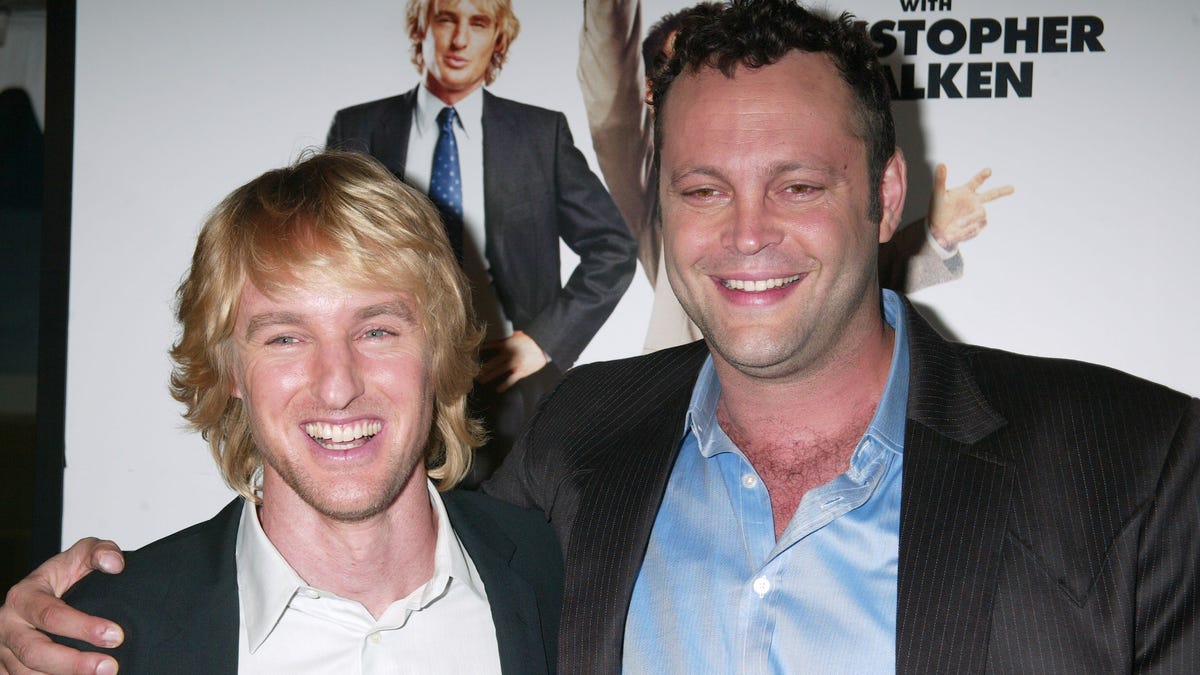 Owen Wilson and Vince Vaughn, right, might be doing another 'Wedding Crashers.' (Photo by Gregory Pace/FilmMagic)