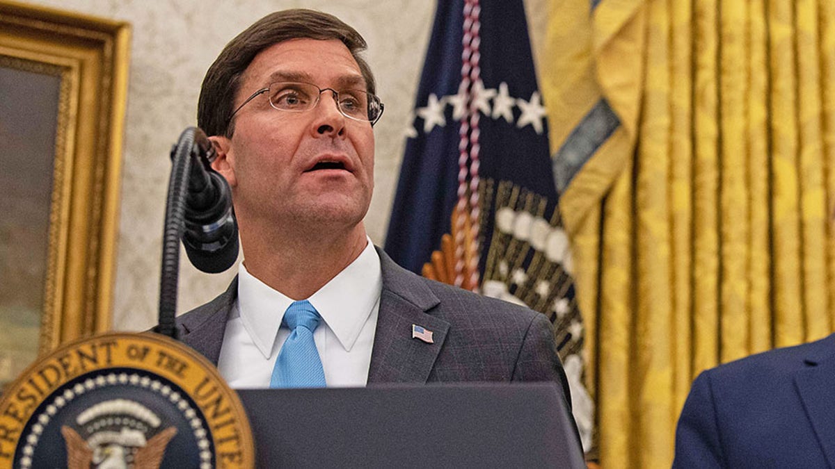 Mark Esper Donald Trump