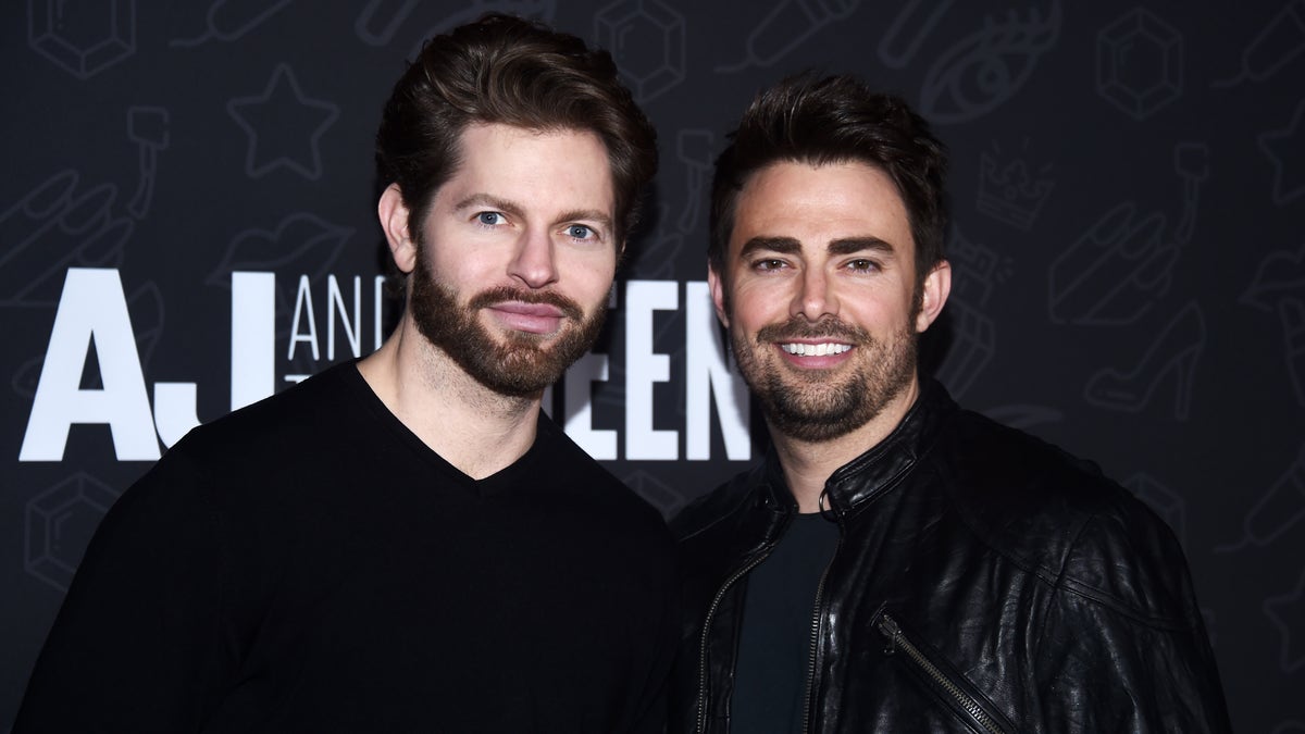 Jaymes Vaughan (left) and Jonathan Bennett began dating in 2017.